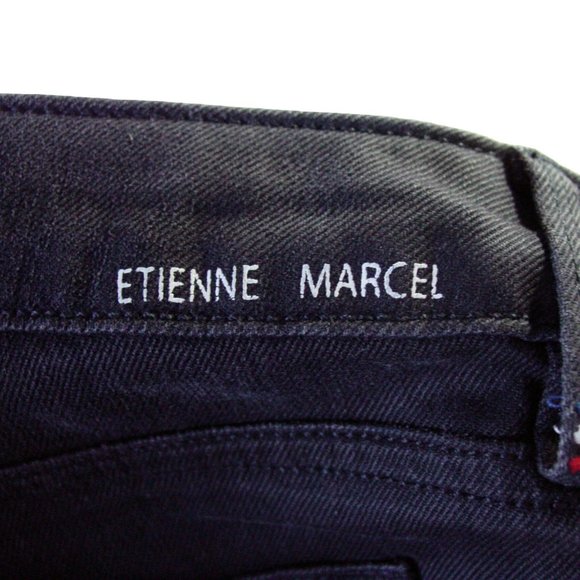 ETIENNE MARCEL Los Angeles $228 Distressed Studded Skinny Jeans 28 - Picture 6 of 8